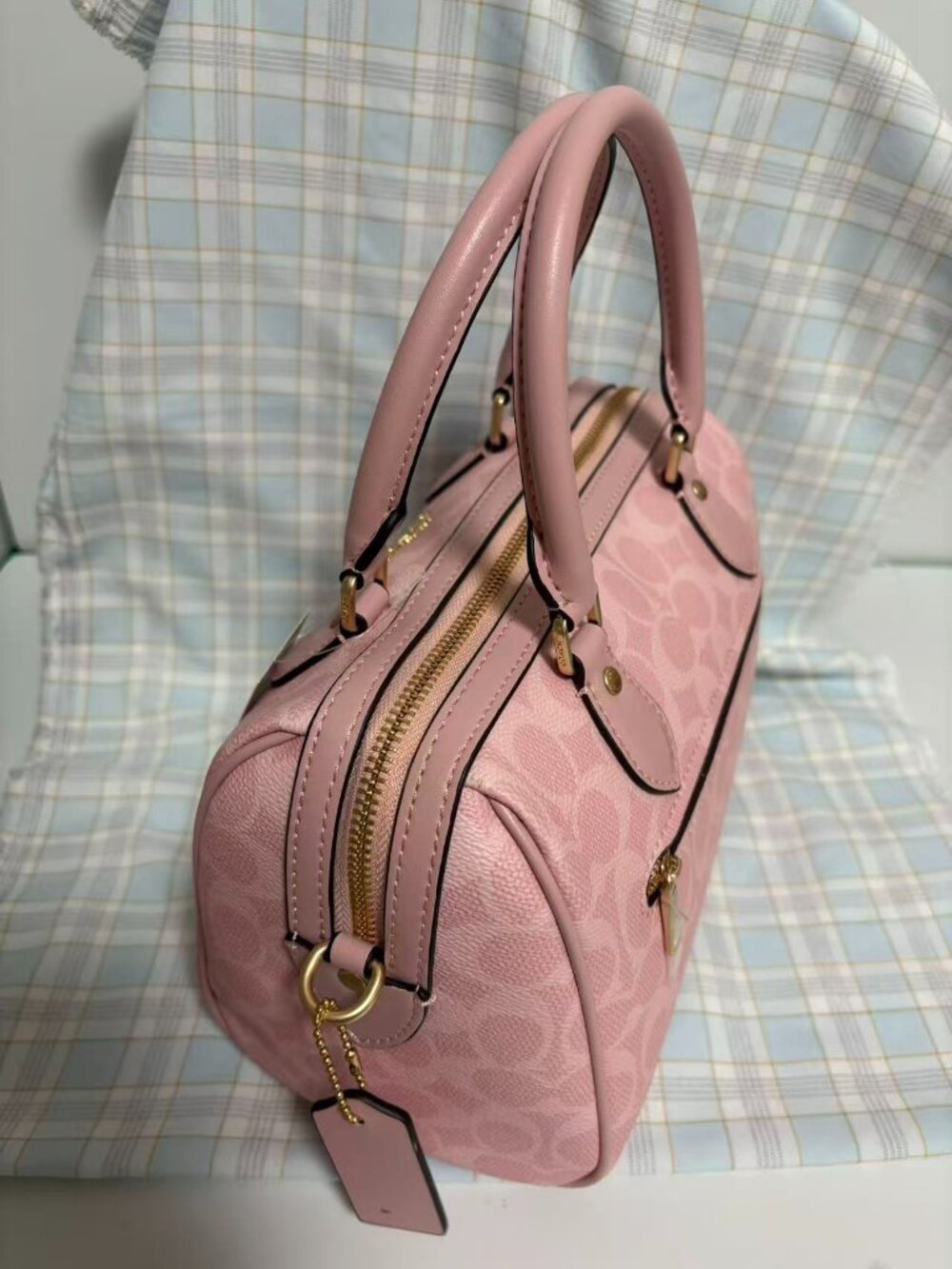 Coach Rowan mini satchel Boston handbag. - Picture 3 of 5